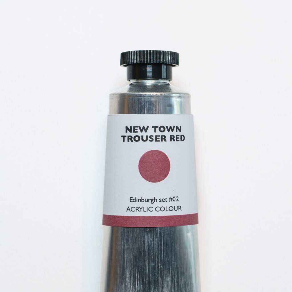 A tube of New Town Trouser Red