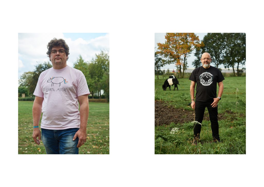 Portraits of Dries and Paul from the Strange Kind of Epic book